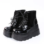 2026 Winter New Women's Comfortable & Stylish High-Top Wedge Boots