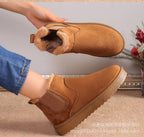 Women's Winter Platform Snow Boots – Warm and Fleece-Lined