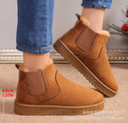 Women's Winter Platform Snow Boots – Warm and Fleece-Lined