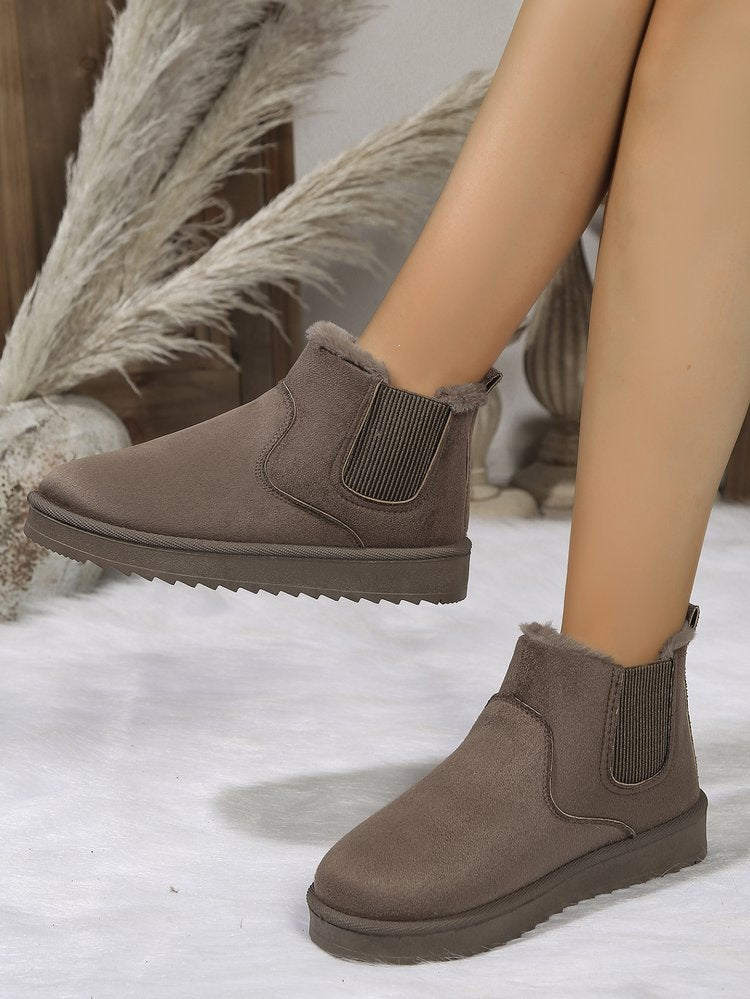 New Winter Women's Outdoor Casual Fashion Snow Boots – Fleece-Lined and Thickened