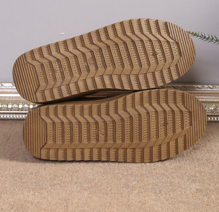 Women's Winter Platform Snow Boots – Warm and Fleece-Lined